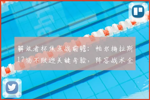 解放者杯焦点战前瞻：帕尔梅拉斯17场不败迎关键考验，阵容战术全解析