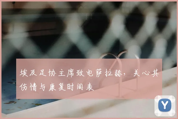 埃及足协主席致电萨拉赫，关心其伤情与康复时间表